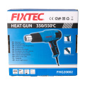 FIXTEC Ready Stock Heat Gun Power Tools Hot Air Industrial Dual Temperature 220V-240V Electric Heat Gun 2000W With 4PCS Nozzle